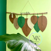 دیوارکوب 8 برگ مکرومه