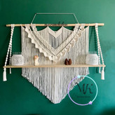 شلف مکرومه مدل صدفی