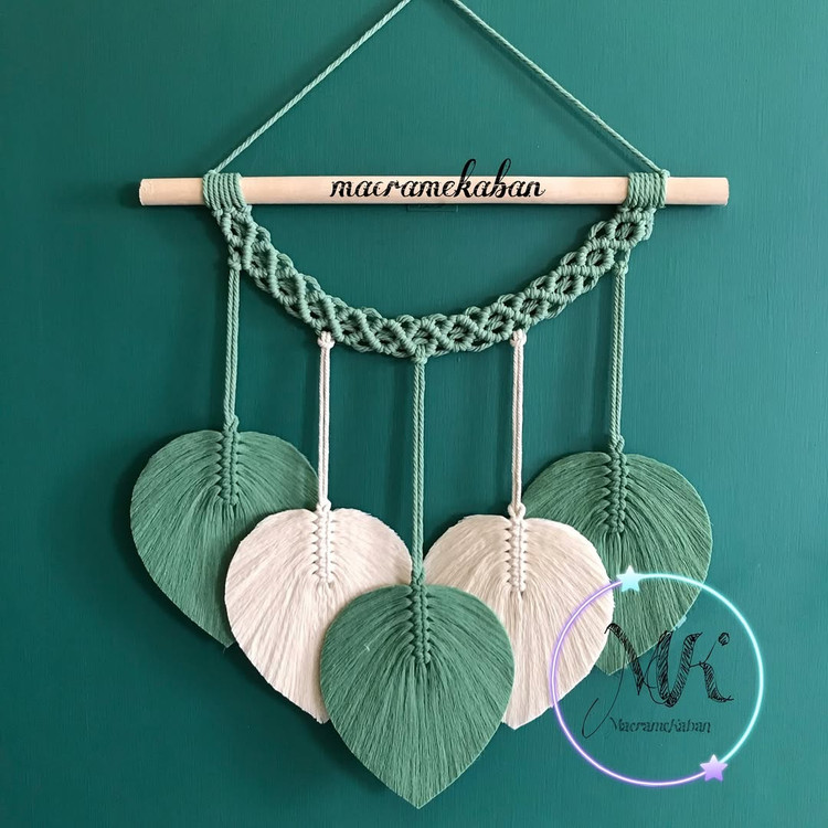 دیوارکوب ۵ برگ مدل الماسی