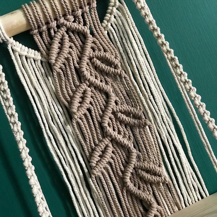 مینی شلف مکرومه ابعاد 30 در 45 سانت