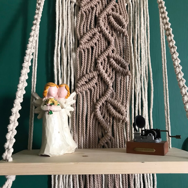 خرید آنلاین مینی شلف مکرومه