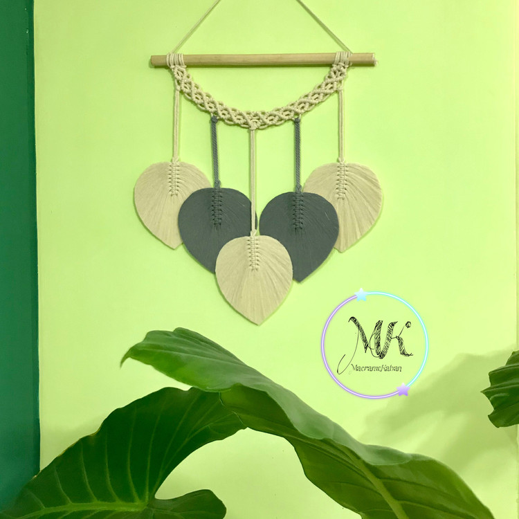 دیوارکوب ۵ برگ ابعاد 50 در 60 سانت