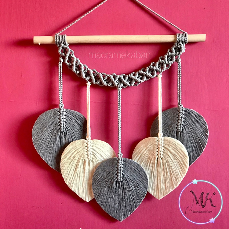 دیوارکوب ۵ برگ مدل الماسی