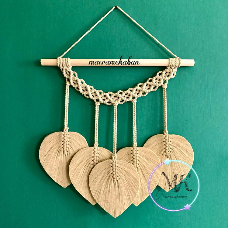 دیوارکوب ۵ برگ مدل الماسی