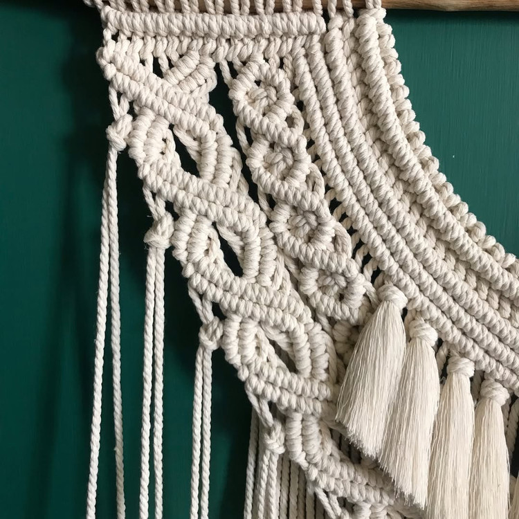 مینی دیوارکوب مکرومه مدل ملودی