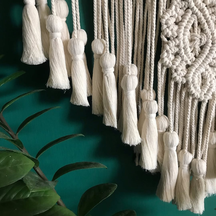 مینی دیوارکوب مکرومه مدل ملودی