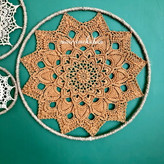 دیوارکوب قلاب بافی ماندالا مدل کایا