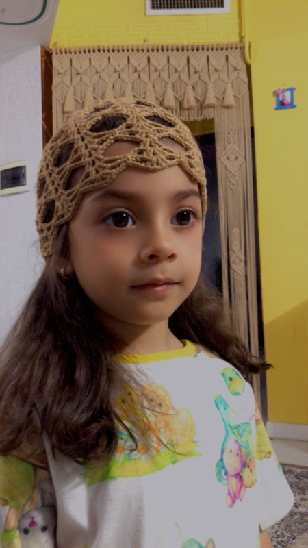 کلاه قلاب بافی زنانه