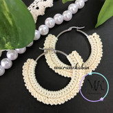 گوشواره قلاب بافی مکرومه کابان
