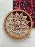 خرید ست ۴ تیکه ماندالا | دیوارکوب قلاب بافی | مکرومه کابان