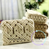 کیف دستی مکرومه مدل زارا مکرومه کابان